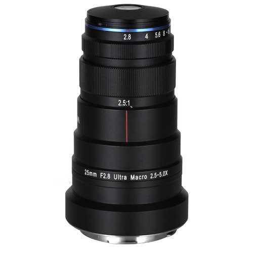 【キャノン】Laowa 25mm f2.8 2.5-5x ultra macro Amazon.com : Laowa 25mm f/2.8 2.5-5x Ultra Macro Lens for