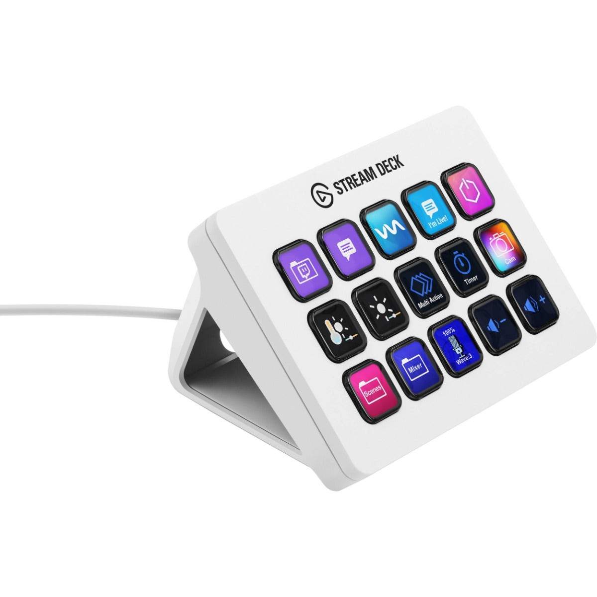 Elgato Stream Deck MK.2 White - Schools rent from $24/term