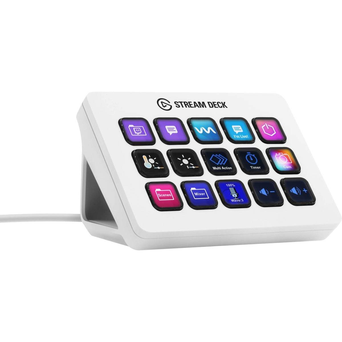 Elgato Stream Deck MK.2 White - Schools rent from $27/term