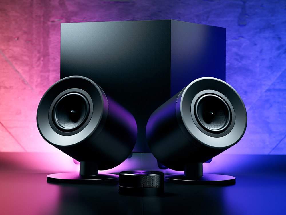Razer Nommo V2 Pro-Full-Range 2.1 PC Gaming Speakers with