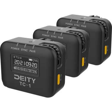 Deity TC-1 Wireless Timecode Box 3 Pack Kit