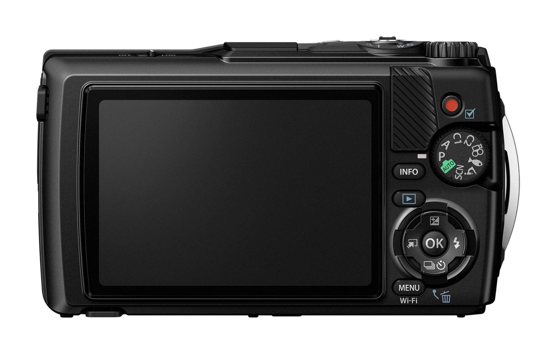 OM System Tough TG-7 Digital Camera - (Black) - Rent from