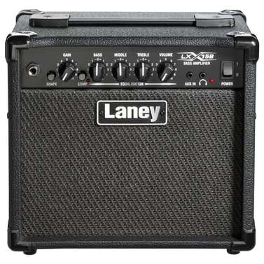 AMS Laney LX15B 15 Watt Bass Amp Combo w/ 2x 5" Woofers