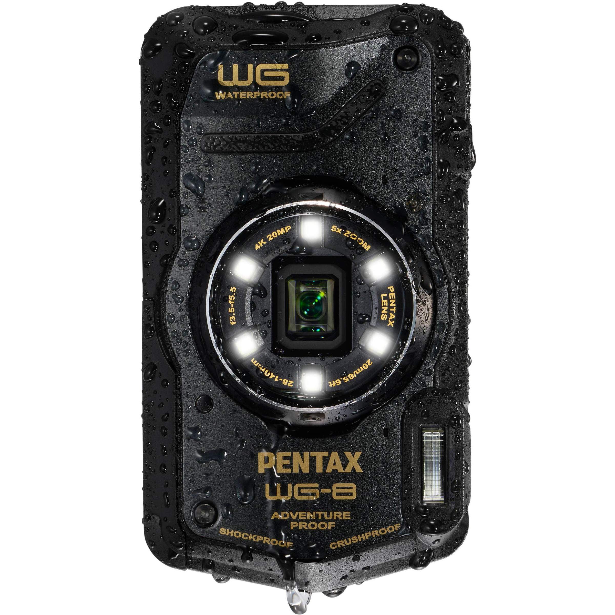 Pentax WG-8 Waterproof Compact Camera WG-8 Waterproof Compact