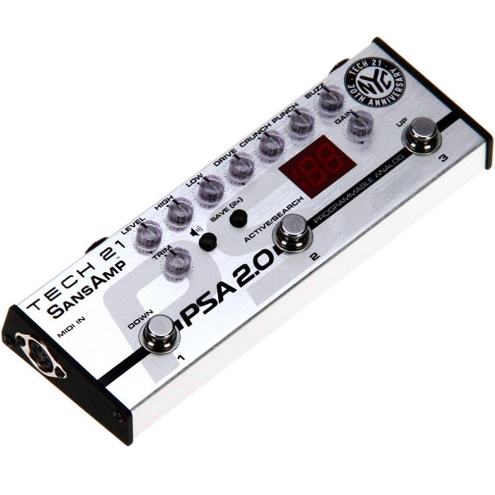 【TECH 21】SANSAMP PSA-2.0 Tech 21 Sansamp PSA 2.0 - Rent from $6.24/week - Musicorp Australia