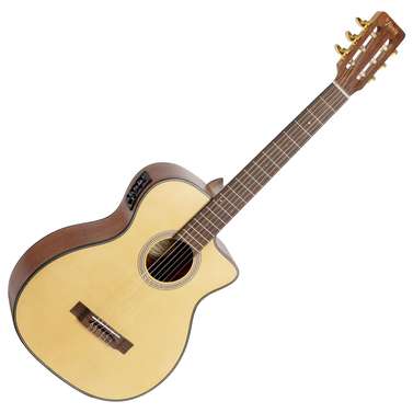 Valencia VA434CE Acoustic Electric Classical Guitar (Natural)