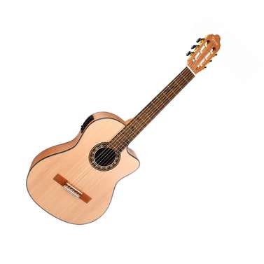Valencia VC304CE 4/4 Acoustic Electric Classical Guitar (Natural)