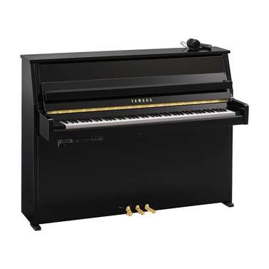Yamaha B10 SC3 Silent Upright Piano - Polished Ebony