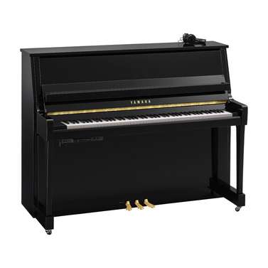 Yamaha B20 SC3 Silent Upright Piano - Polished Ebony