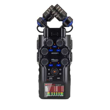Zoom H6 Studio 6-Track 32-Bit Studio-Grade Audio Handy Recorder