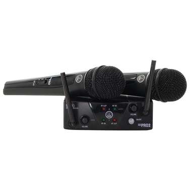 AKG WMS40 Dual Handheld Wireless Mic System