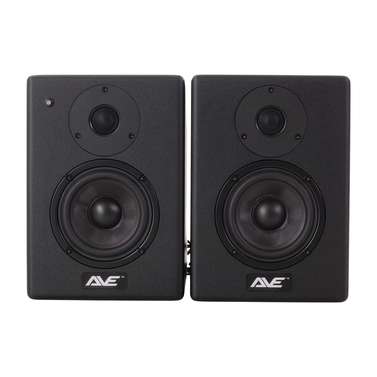 AVE Fusion 4 Inch Black Studio Monitor Pair