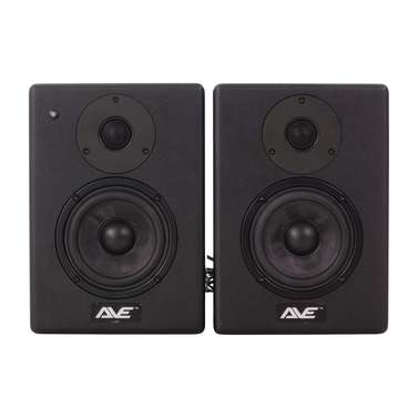 AVE Fusion 4 Inch Black Studio Monitor Pair