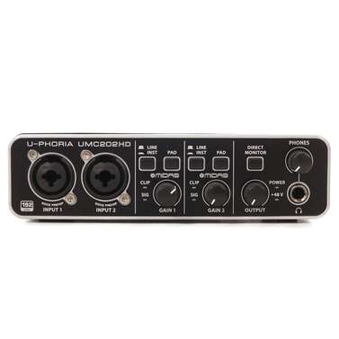 Behringer U-Phoria UMC202HD USB Audio Interface