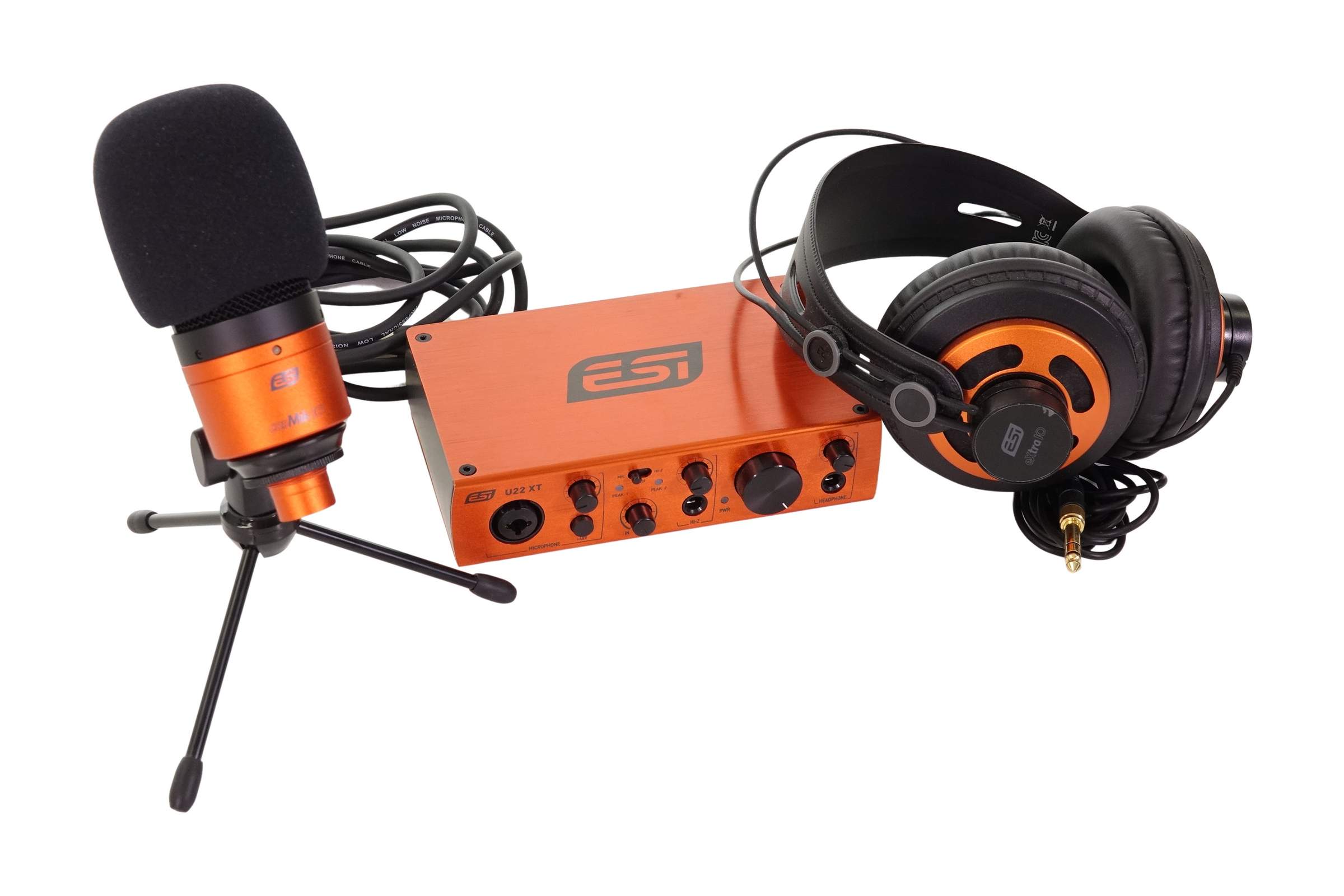 ESI U22 XT cosMik Set Professional Studio Recording Bundle