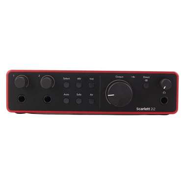 Focusrite Scarlett 2i2 4th Gen USB Audio Interface