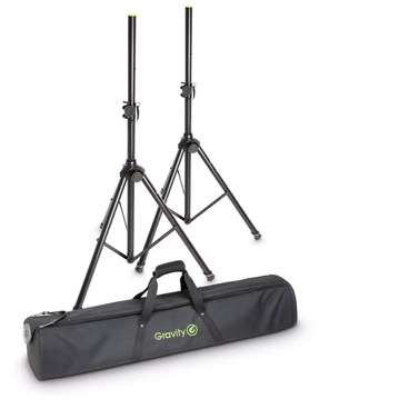 Gravity SS5211 Aluminium Speaker Stands (Pair) w/ Carrying Bag
