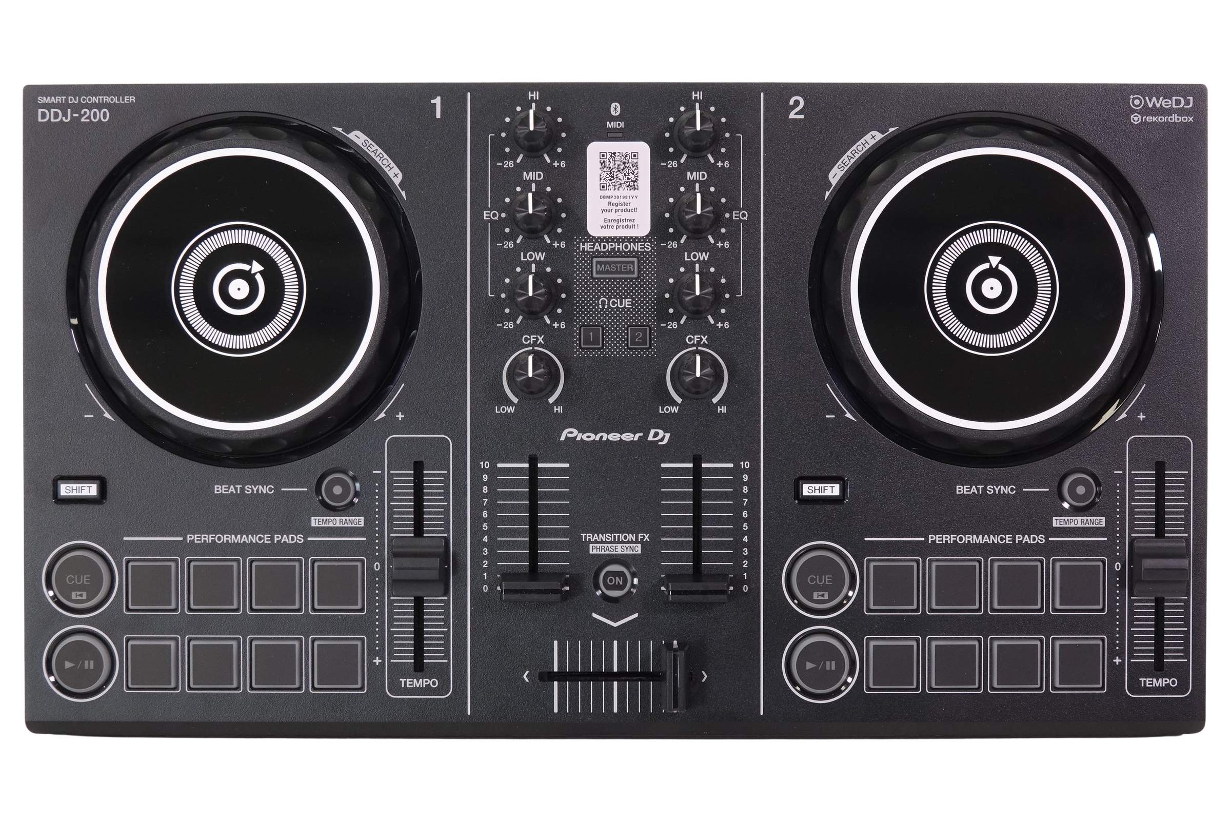 Pioneer DJ DDJ-200 2-Channel DJ Controller - Rent from $2.23