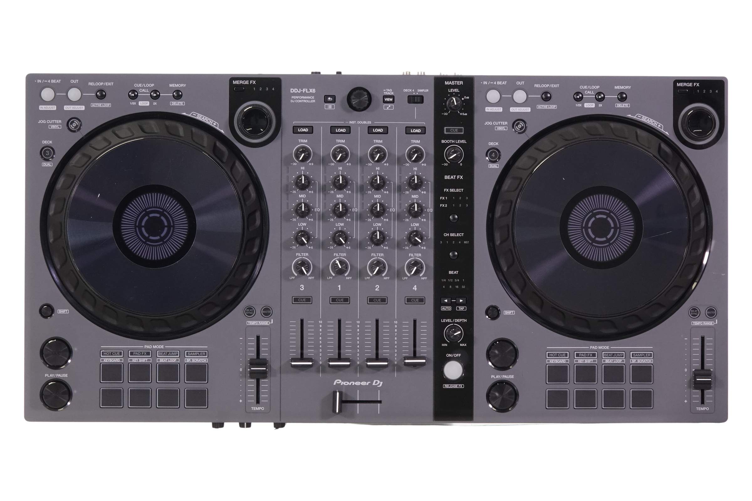 Pioneer DDJ FLX6-GT 4-Channel DJ Controller - Pioneer DDJ