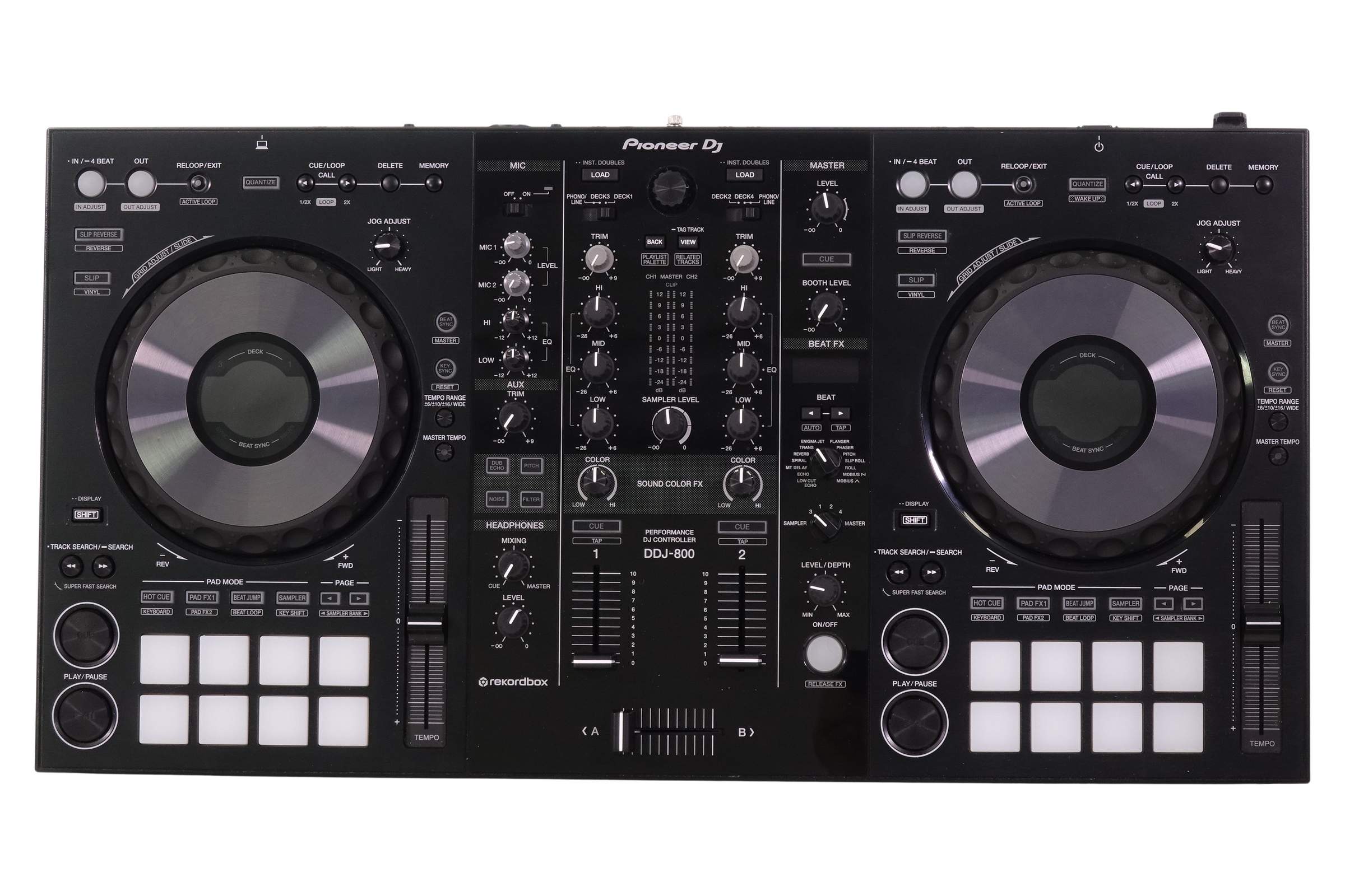 DJ機材 DDJ800 Pioneer DDJ800 2-Channel Portable DJ Controller for Rekordbox DJ