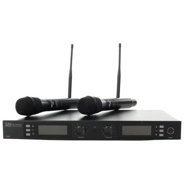 Power Dynamics PD632H Dual Wireless Handheld Microphone System