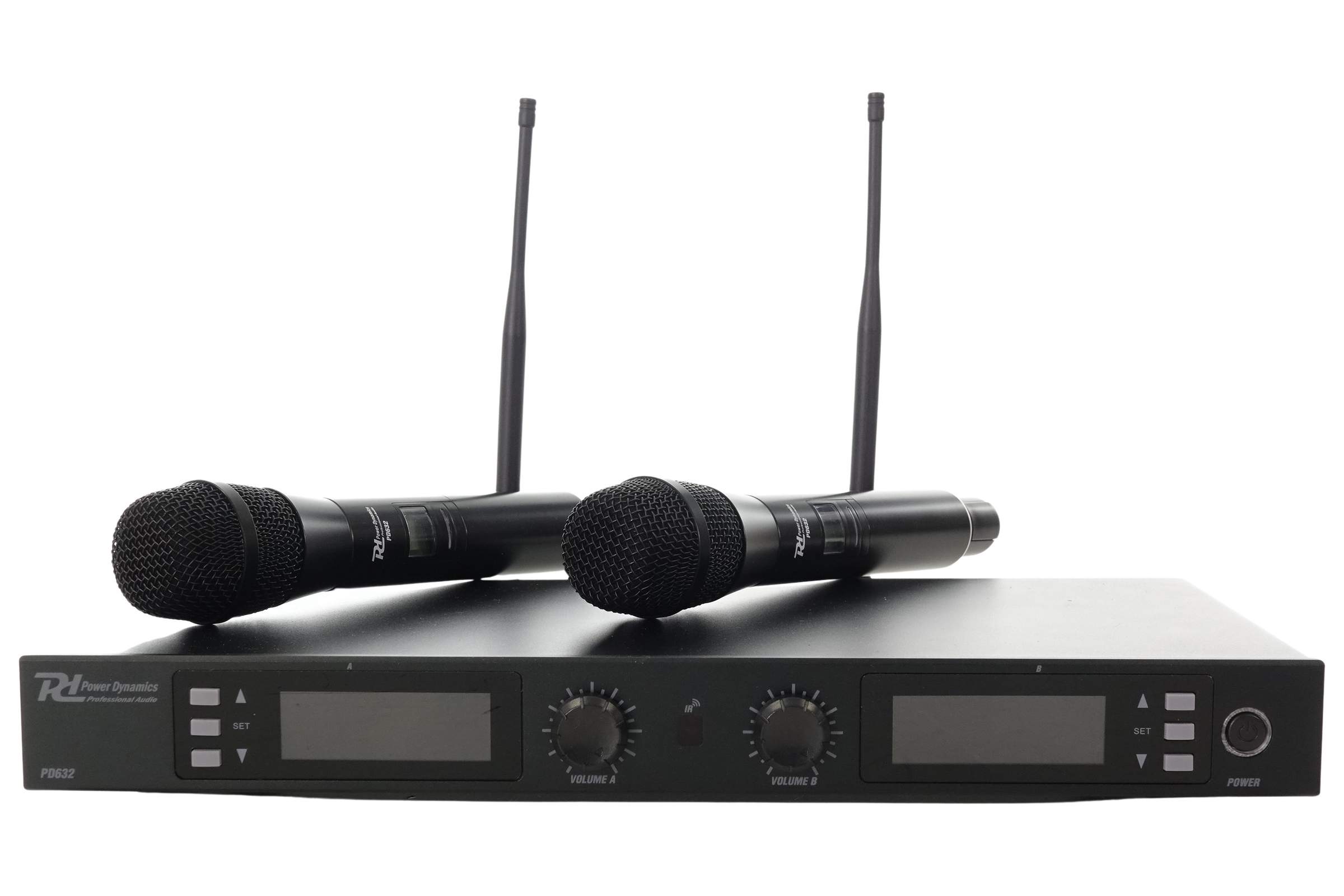 Power Dynamics PD632H Dual Wireless Handheld Microphone System - Rent ...
