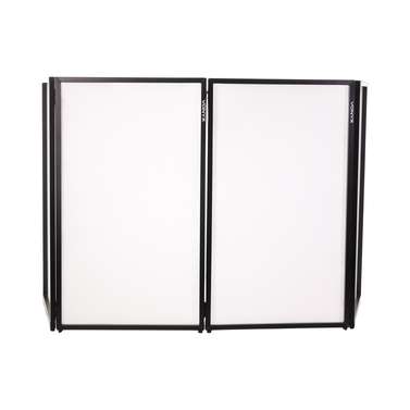 Vonyx DJ Screen Foldable DJ Facade – 4 Lycra Panels