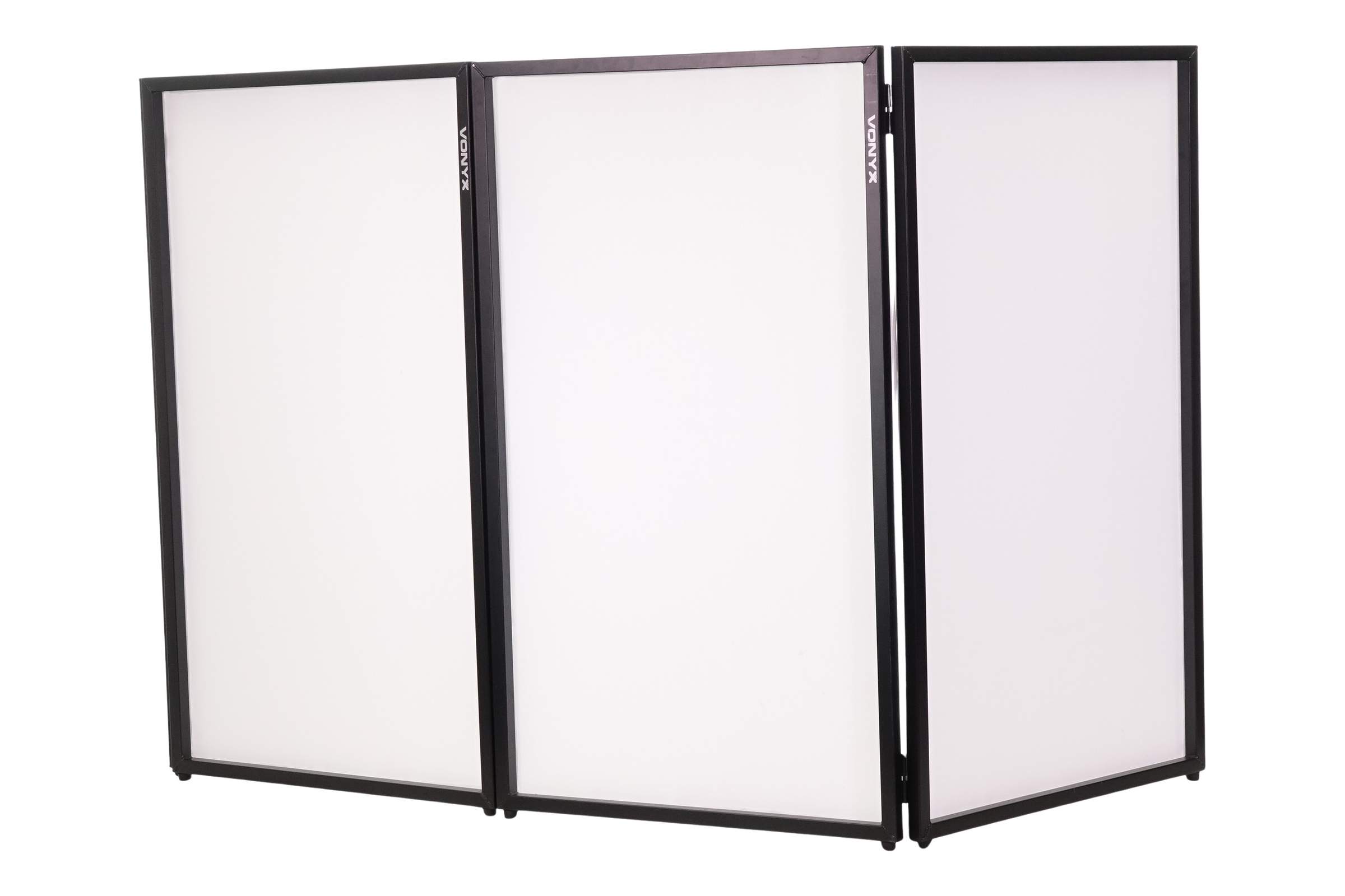 Vonyx DJ Screen Foldable DJ Facade – 4 Lycra Panels - Rent from $1.77 ...
